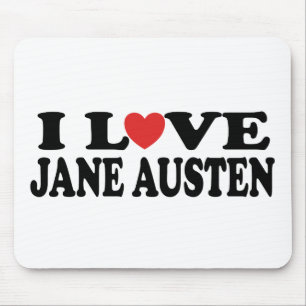 Mousepad Eu amo o clássico de Jane Austen