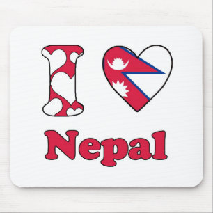 Mousepad Eu amo o Nepal