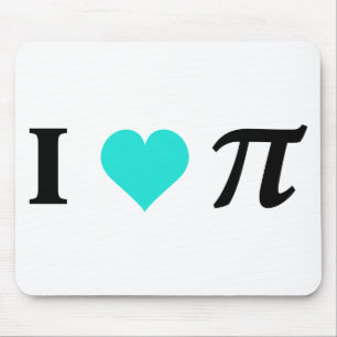 Mousepad Eu amo o Pi