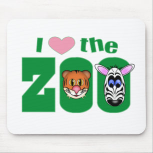Mousepad Eu amo o ZOO