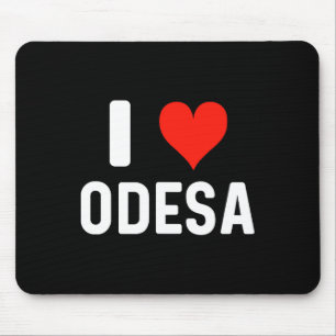 Mousepad Eu Amo Odessa Ucrânia - Amor - Viagem Férias