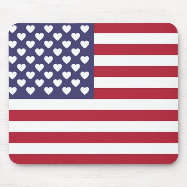 MOUSEPAD EU AMO OS ESTADOS UNIDOS DA AMÉRICA (Frente)