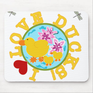 Mousepad Eu amo patos