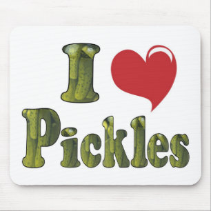 Mousepad Eu Amo Picles