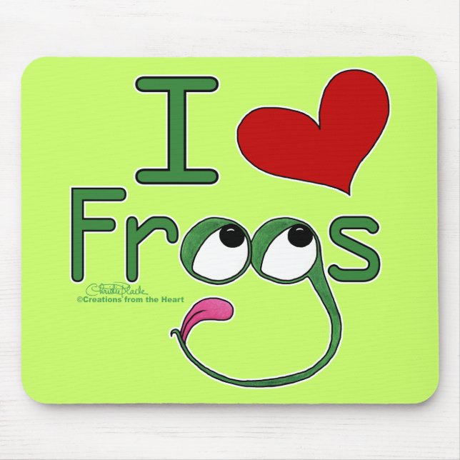 Mousepad Eu amo SAPOS (Frente)