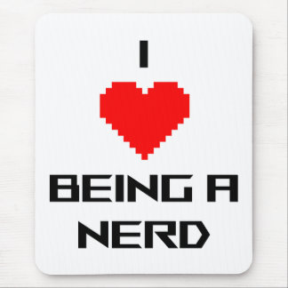 Mousepad Eu Amo Ser um Nerd