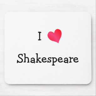 Mousepad Eu Amo Shakespeare