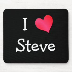 Mousepad Eu Amo Steve