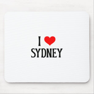Mousepad Eu Amo Sydney Eu Adoro Sydney Austrália Oz Viagens