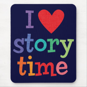 Mousepad Eu amo t-shirt & presentes de Storytime