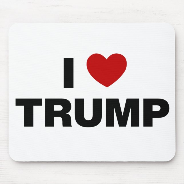 Mousepad Eu Amo Trump (Frente)