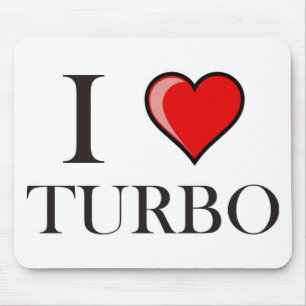 Mousepad Eu amo Turbo