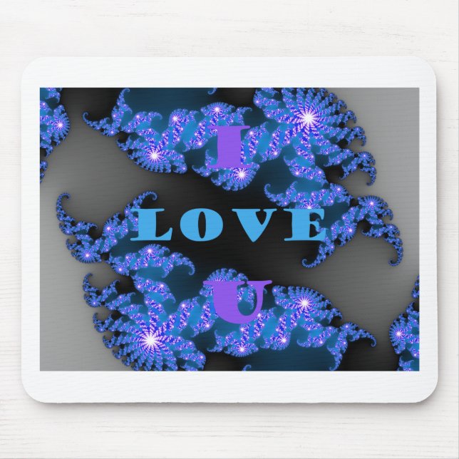 Mousepad Eu Amo U.png (Frente)