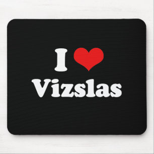 Mousepad Eu amo Vizslas