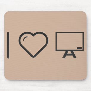Mousepad Eu amo Whiteboards