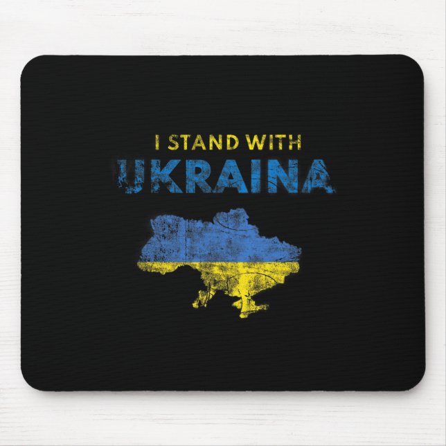 Mousepad Eu Apoio a Ucrânia 14  (Frente)