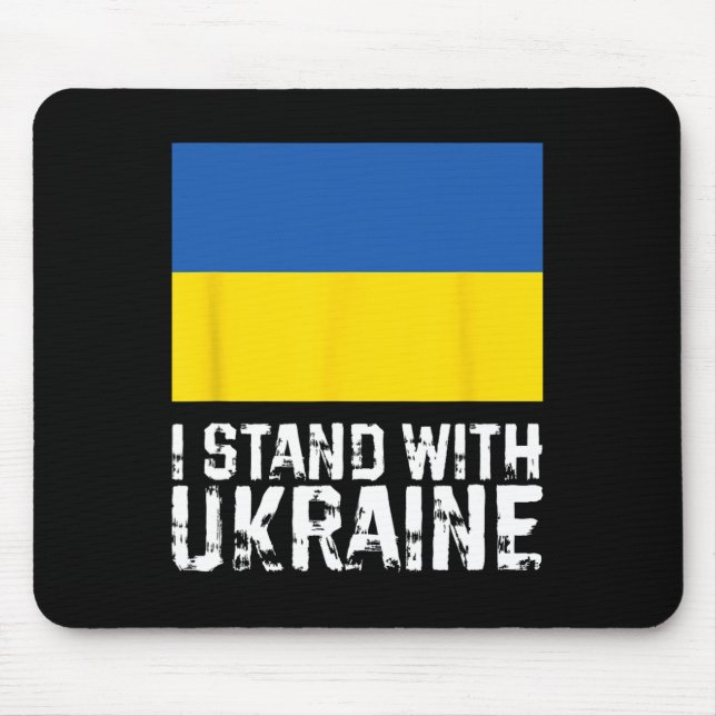 Mousepad Eu Apoio a Ucrânia 5 (Frente)