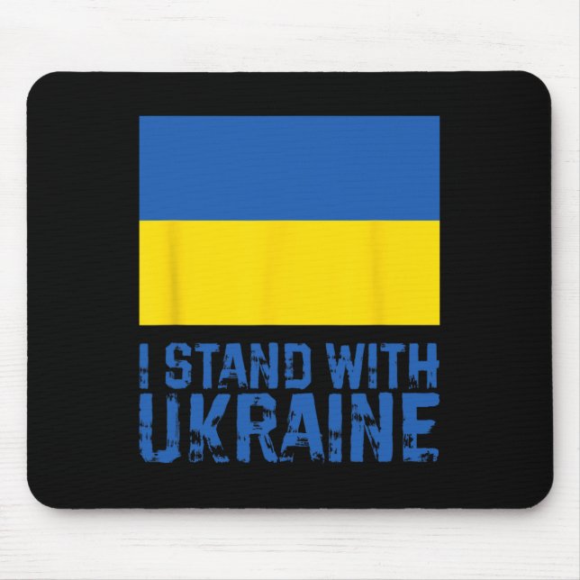 Mousepad Eu Apoio a Ucrânia 6  (Frente)