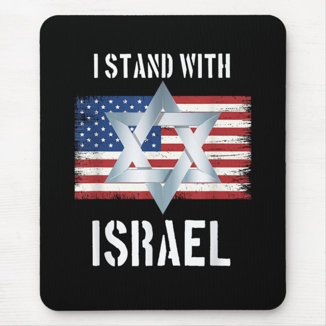 Mousepad eu apoio israel (Frente)