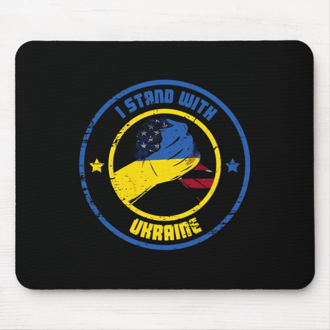 Mousepad Eu Apoio o Patriota da Ucrânia (Frente)