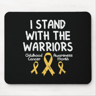 Mousepad Eu Apoio Os Guerreiros Conscientização do Câncer I