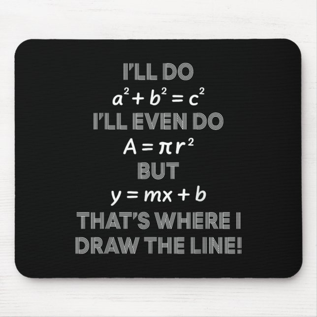 Mousepad Eu até faço isso é onde eu desenho a linha Math Te (Frente)