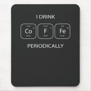 Mousepad Eu Bebo Café Periodicamente