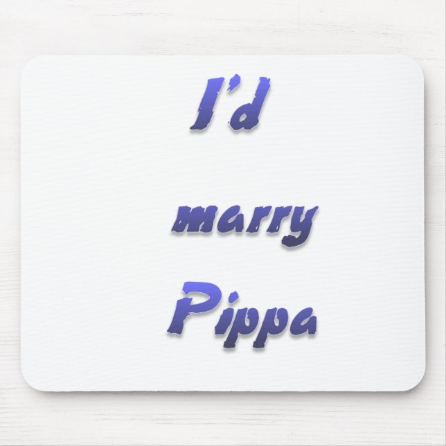 Mousepad Eu casado Pippa (Frente)