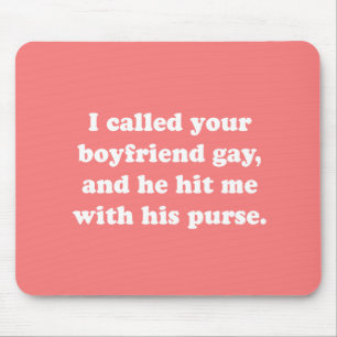 MOUSEPAD EU CHAMEI SEU GAY DO NAMORADO