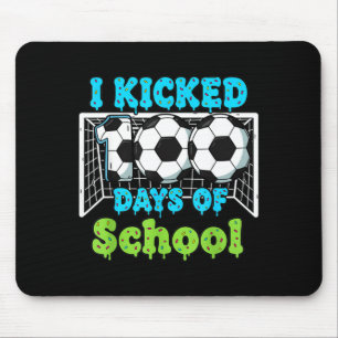 Mousepad Eu Chutei 100 Dias De Futebol Escolar Engraçado Me