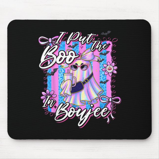 Mousepad Eu Coloquei A Boca Em Boujee Funny Leopard Boujie  (Frente)