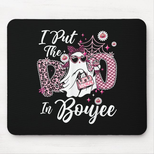 Mousepad Eu Coloquei A Boca Em Boujee Ghost Engraçado Nk Le (Frente)