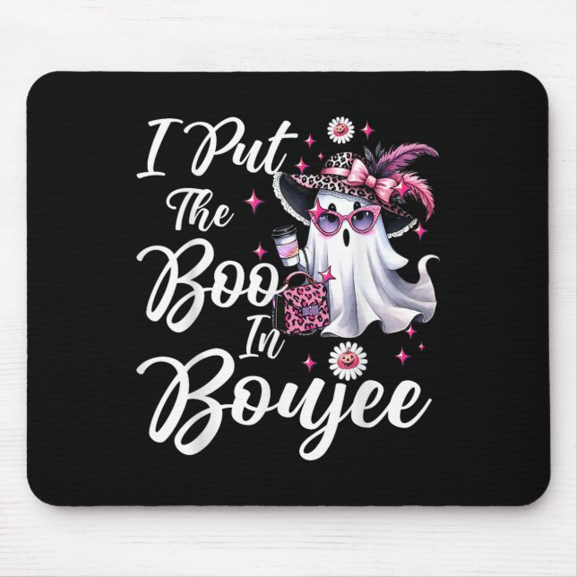 Mousepad Eu Coloquei A Boca Em Boujee Ghost Engraçado Nk Le (Frente)