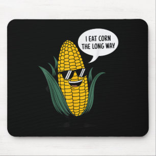 Mousepad Eu Comi Milho, A Longa E Engraçada Comida, Citando