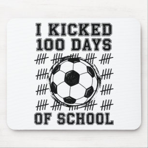 Mousepad Eu Completei 100 Dias De Escola Amante De Futebol