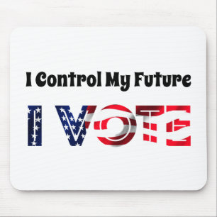 Mousepad Eu Controlo Meu Futuro - Eu Voto