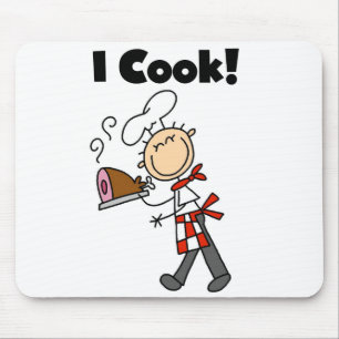 Mousepad Eu Cozinho - Chef Masculino
