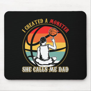 Mousepad Eu Criei Um Monstro Que Ela Me Chamou De Basquete