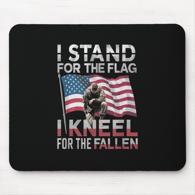 Mousepad Eu Defendo A Bandeira Que Eu Conheço Para O Queda (Frente)