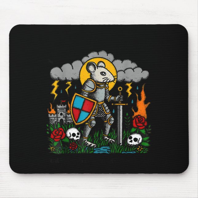 Mousepad Eu Devo Continuar Indo Porque Não Sei Mais O Que F (Frente)
