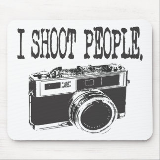 Mousepad Eu disparo em pessoas