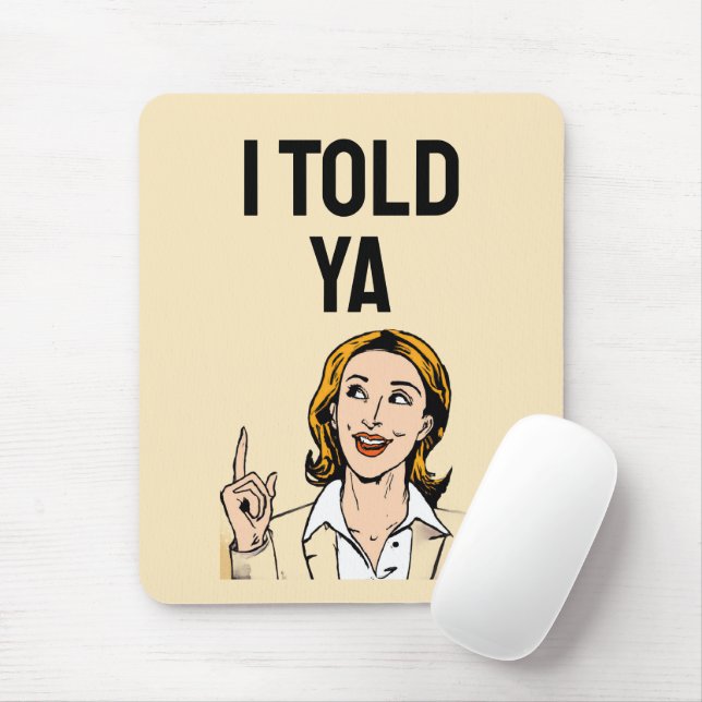 Mousepad Eu Disse Que Sim Almofada de Rato (Com mouse)