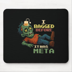 Mousepad Eu Embalei Antes de Ser Meta Pixel Zombie Gamer Np