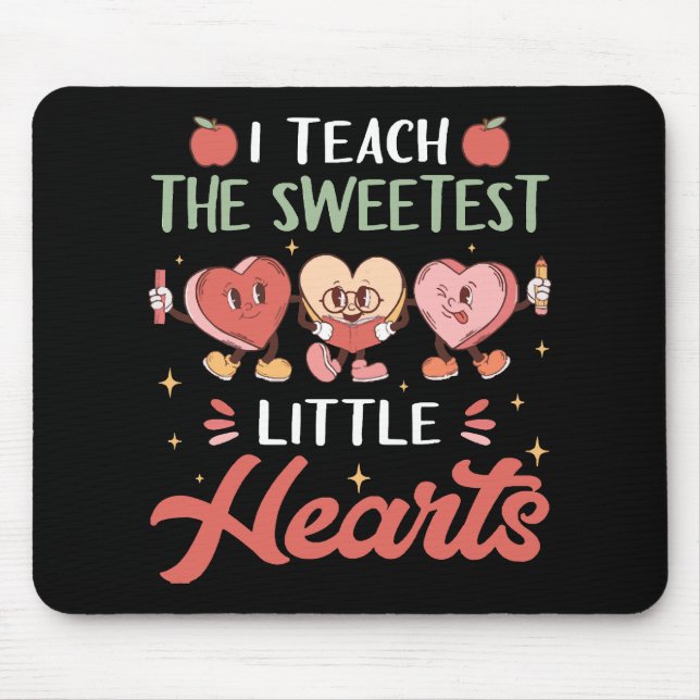 Mousepad Eu Ensino O Coração Mais Doce (Frente)