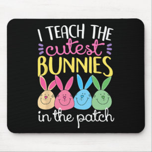 Mousepad Eu Ensino Os Coelhinhos Mais Fofos No Chá de Pásco