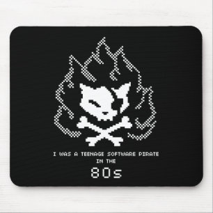 Mousepad Eu era um pirata adolescente do software em 80s.