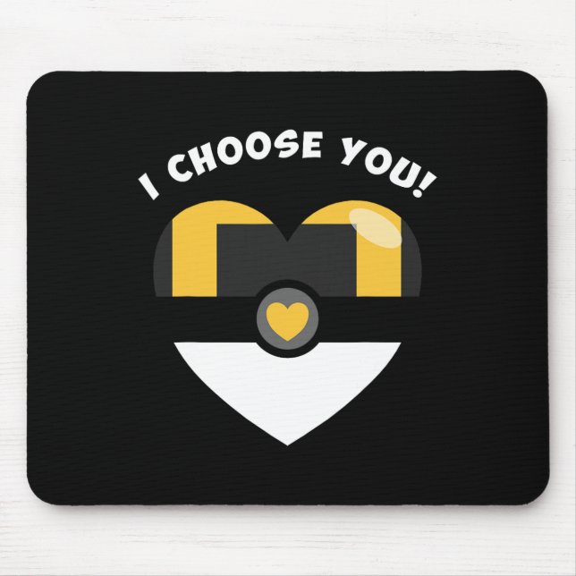 Mousepad Eu Escolho Você Paródia de Video Game do Dia dos N (Frente)