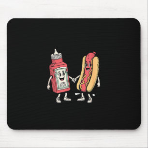 Mousepad Eu esguicho em cachorro-quente suculento piada eng