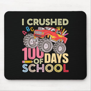 Mousepad Eu Esmagei 100 Dias De Escola Para Truque Monstro