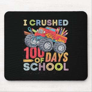 Mousepad Eu Esmagei 100 Dias De Escola Para Truque Monstro